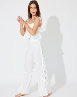 Venice Side Split Pants INDIGO ATTIC 