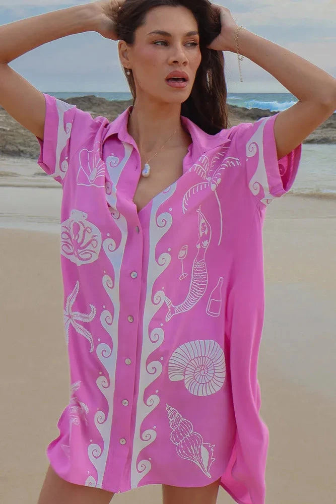 Ocean Club Shirt Dress Ocean Club Shirt Dress