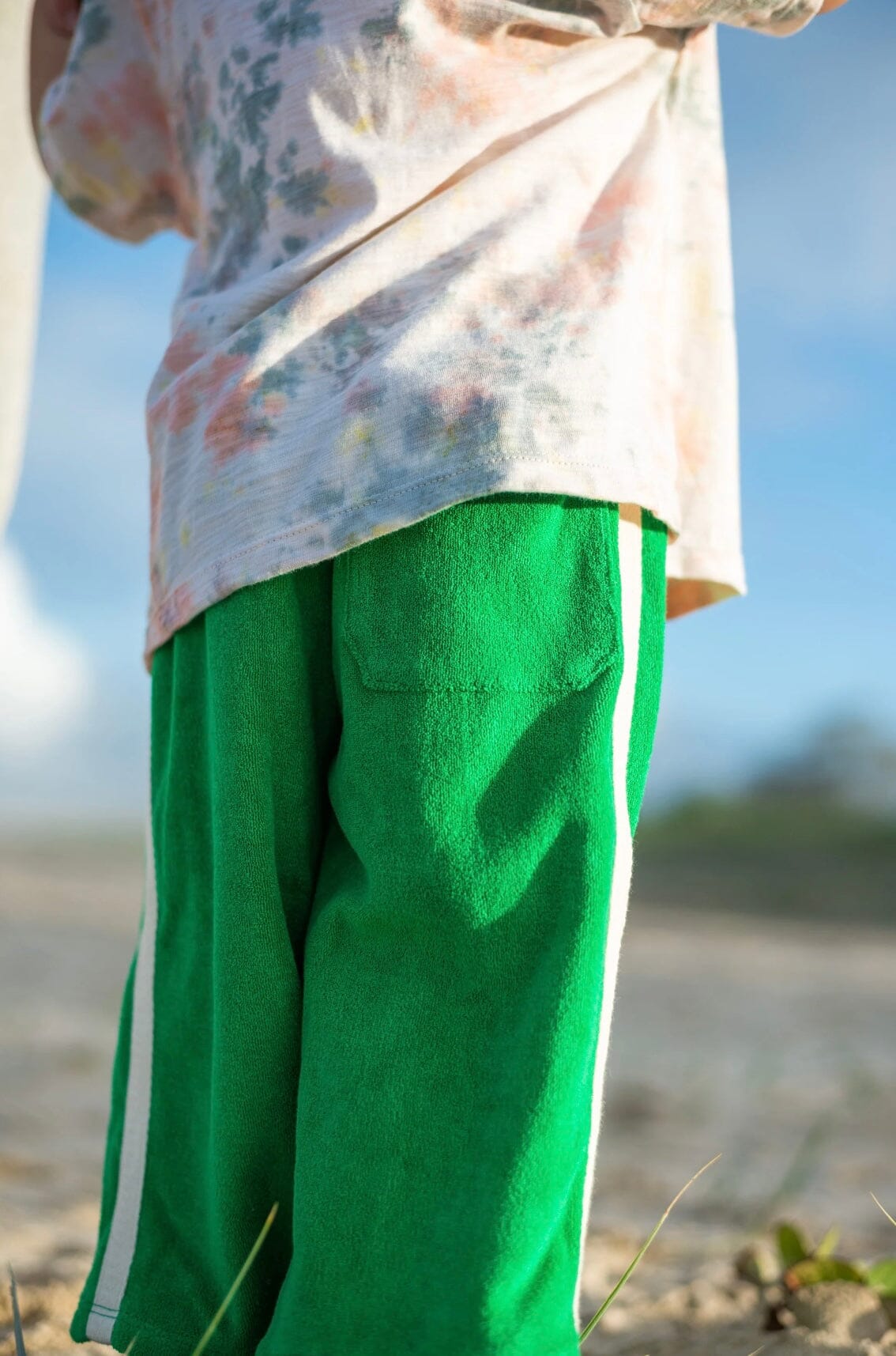 Mini Terry Pants Green INDIGO ATTIC mini-terry-pants-green-indigo-attic