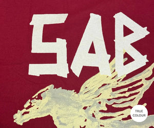 The Very Oversized Rhinestone Tee - Red Sabbi 