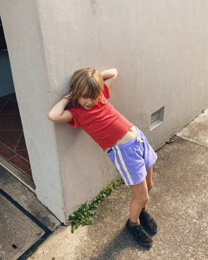 Mini Terry Shorts - Lavender Atmosea 