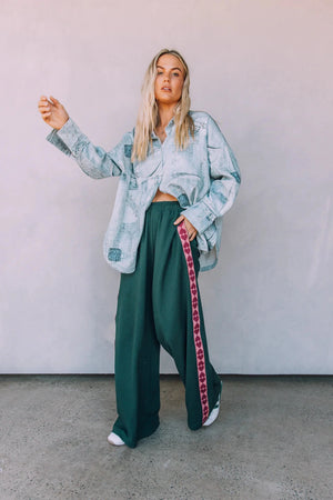 The Raving Hearts Pants - Green Sabbi 