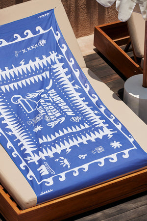 Sarong - Thirsty Work Blue INDIGO ATTIC 