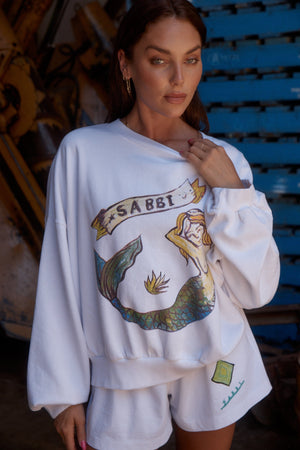 Cali Jumper - Mermaid White Sabbi 