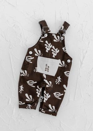 Coral Overalls - Chocolate Cinnamon Baby 