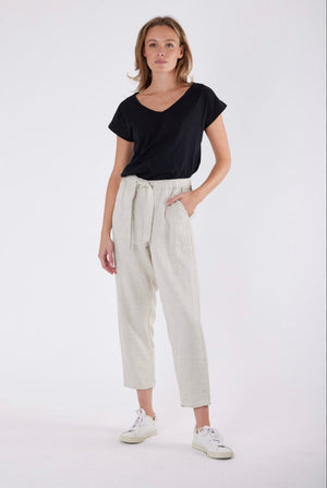 Tuscan Linen Pants - Ari Carbon the Label 