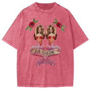 Mermaid Kids Tee - La Sirene - Pink Maku 