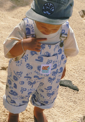Happy Dayz Retro Overalls Salty Shreds 