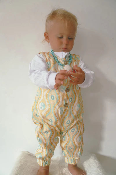 Ying Yang Linen Jumpsuit INDIGO ATTIC