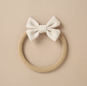 Sand Scalloped Headband INDIGO ATTIC 