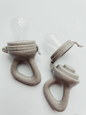 Foodie Teether - Speckled Almond Nursing & Feeding Cotton Grove 