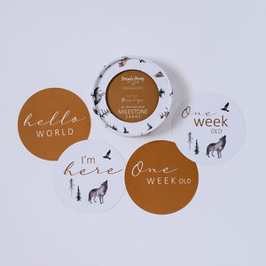 Alpha Milestone Cards Snuggle Hunny 