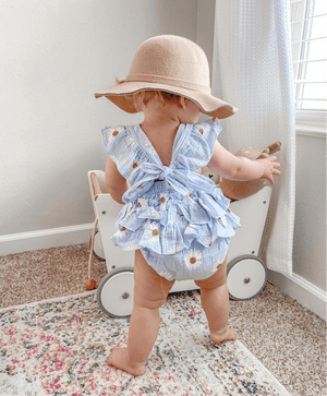 Daisy Romper - Blue Indigo Attic 