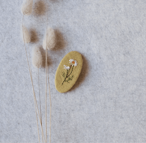 Wildflower Hair Clips - Olive Indigo Attic 