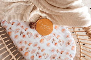 Paradise Bassinet Sheet / Change Pad Cover Snuggle Hunny 