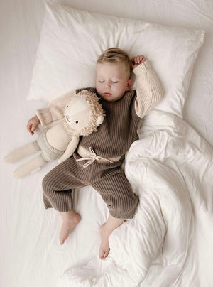 Contrast Knit Set - Cocoa INDIGO ATTIC 
