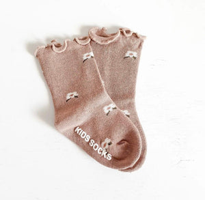Sweet Daisy Socks INDIGO ATTIC 