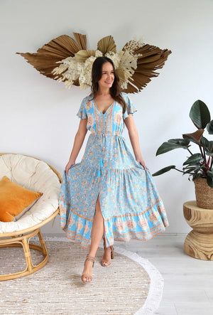 Celeste Dress Indigo Attic 