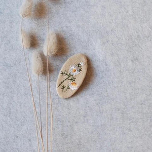 Wildflower Hair Clips - Sand Indigo Attic 