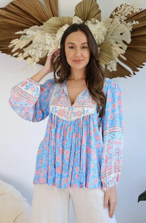 Isabelle Blouse Salty Bright 